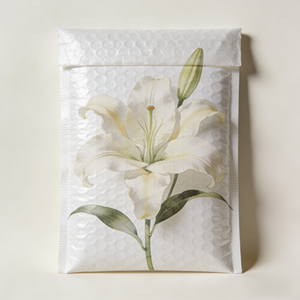 Bolsa de Envío Acolchada de Polietileno 28*42 1. Papel Grueso Blanco Reciclable Ecológico con Impresión Personalizada de Origen - Product Image 3