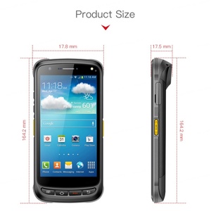 Vanch Long Range 5.5 Inch 4G Wifi GPS Mobile Phone Rfid <b>Reader</b> Handheld Asset Tracking Management System Barcode <b>Reader</b> - Product Image 4