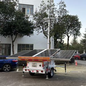 Torre de luz de mástil hidráulico móvil de energía solar para construcción minera - Product Image 5