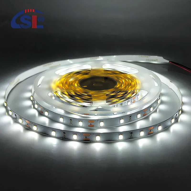 SMD2835 DC12V Touch Control Dimmable 5m 5W 10W 60D 6mm 8mm 10mm IP20 Copper PCB 60leds/m Led Strip Light 3-Year Warranty