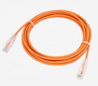 Cable Ethernet OEM ODM Cat 6A, Cat5e, Cat6, Cat7 de 1m, 2m, 3m, 5m, Cable de Conexión Delgado