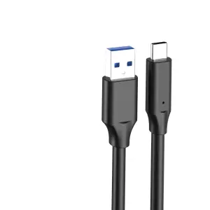 Cable USB tipo C de 0,5 M para carga rápida Cable de datos de teléfono móvil de carga rápida de M
