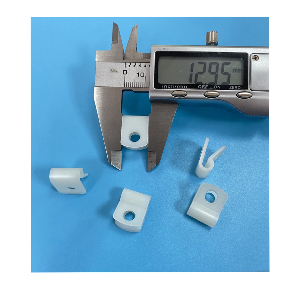 Зажим для шнура, нейлоновый зажим R типа 5/16 дюйма для кабеля, зажим для пластикового шнура, зажим для провода, зажим, черные зажимы для труб