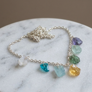 Collier en argent sterling massif 925 avec breloque en pierres précieuses naturelles de citrine brute, 16-18 pouces, unisexe, cadeau de mariage - Product Image 3