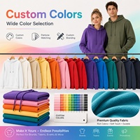 Sudadera con Capucha Unisex con Logotipo Personalizado, Tela Técnica Suave Premium, Sudadera con Capucha Lisa para Impresión, Uniforme de Equipo, OEM, Venta al Por Mayor