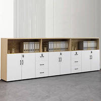 Archivador de Oficina Moderno, Mueble de Almacenamiento de Madera con Cerradura Digital, Armario para Documentos, Muebles de Almacenamiento para Oficina