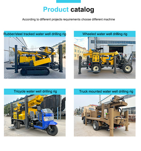 Zware waterputboorinstallatie 300m 500m 600m vrachtwagen type dieselmotor boormachine - Product Image 5