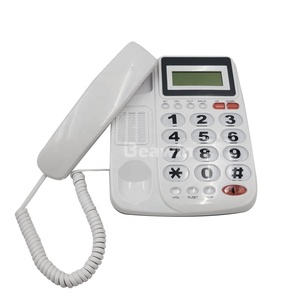 Chine Téléphone <span class=keywords><strong>fixe</strong></span> à clé transparente avec fabricant d'affichage LCD d'identification de l'appelant et téléphone <span class=keywords><strong>fixe</strong></span> de bureau sans batterie - Product Image 4