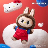 Auténtico POPMART Original, Personajes de Peluche de Vinilo de la Serie MONSTERS Hello Kitty (Patatas Fritas), Embalaje Original, Unisex