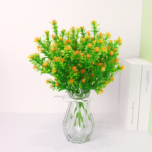 กิ่งไม้ประดิษฐ์หลากสี ต้นไม้พลาสติก หญ้ามิลานเทียม ขายส่ง สำหรับตกแต่งบ้านและร้านอาหาร - Product Image 2