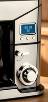 Robot pâtissier électrique en acier inoxydable avec bol mélangeur 6 vitesses, fonctions pétrissage, hachage de viande et extraction de jus