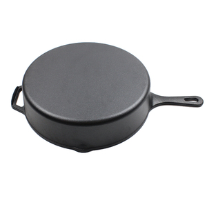 -Experiencia de hierro fundido de utensilios de cocina <span class=keywords><strong>wok</strong></span> profundo grande de sartén - Product Image 5