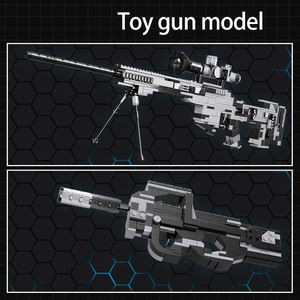 WOMA TOYS <span class=keywords><strong>P90</strong></span> Scar 99 <span class=keywords><strong>Micro</strong></span> 8 en 1, petit modèle de construction militaire, jouet de construction avec blocs 8 en 1 - Product Image 2