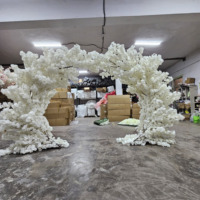 Pohon Bunga Sakura Tiruan Jepang Ungu 100cm, Bahan Fiberglass Sutra Ramah Lingkungan, Tahan Lama, Untuk Dekorasi Luar & Dalam Ruangan, Pernikahan