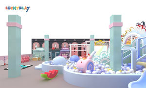 Peralatan bermain lembut anak-anak Peralatan tempat bermain dalam ruangan komersial untuk pusat hiburan permainan - Product Image 5