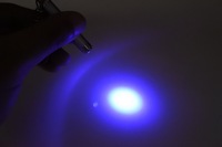 Mini lampe de poche LED UV 395nm, lunettes Anti-rayon bleu, porte-clés Anti-lumière bleue, lumière UV