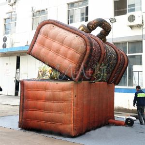 Coffre au trésor gonflable personnalisé plein de pierres précieuses Pirate Thème Boîte au trésor gonflable pour les promotions de fêtes et <span class=keywords><strong>d</strong></span>'événements - Product Image 3