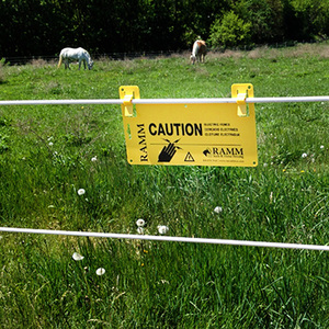 Custom <strong>Perimeter</strong> <strong>Security</strong> Electric Fence Alarm System Electric Fencing Warning Sign - Product Image 1