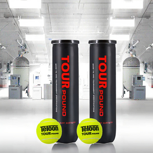 Pelotas de Tenis Profesionales Teloon Tour Pound-4, Alto Rendimiento, para Jugadores Avanzados, Ecológicas, de Goma, Portátiles, Deportivas - Product Image 3