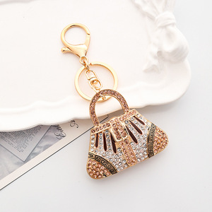 Nuovo Portachiavi alla Moda con Strass per Donne, Ciondolo di Lusso per Borse e Chiavi Auto, Piccolo Regalo Premium all'Ingrosso - Product Image 4