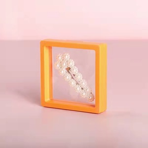 Boîte à bijoux flottante carrée noire en gros, lot en vrac, étui de présentation anti-poussière en film PE transparent <span class=keywords><strong>pour</strong></span> bijoux et lunettes - Product Image 1