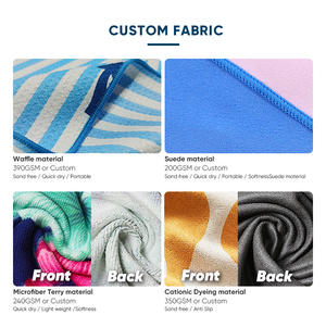 <strong>UK</strong> Hot Sales Large Yellow Quick Drying Lightweight Absorbent Polyester Microfiber Animal Print <strong>Beach</strong> <strong>Towel</strong> for Swimming Pool - Product Image 4