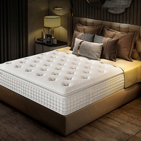 Otel Süper Konfor Tek Kişilik Memory Foam Paket Yaylı Yatak Yüksek Yoğunluklu Modern Vakumlu Sıkıştırılmış Rulo Örme Kumaş