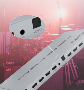 <span class=keywords><strong>HDMI</strong></span> Matrix <span class=keywords><strong>4X4</strong></span> พร้อมเสียงออก 4K 60Hz <span class=keywords><strong>HDMI</strong></span> 2.0 สวิตช์เมทริกซ์ 4 ใน 4 ออกเสียง <span class=keywords><strong>4X4</strong></span> <span class=keywords><strong>HDMI</strong></span> Matrix <span class=keywords><strong>Splitter</strong></span> สวิทช์ 4K 30Hz - Product Image 4