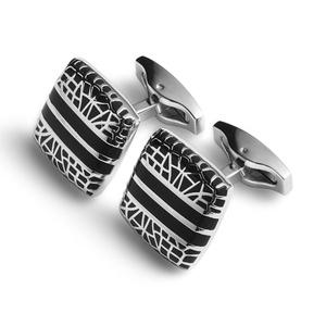 Gemelos de Lujo Estilo Vintage para Traje de Hombre, Regalo Ideal para Navidad, Bodas u Oficina - Product Image 1