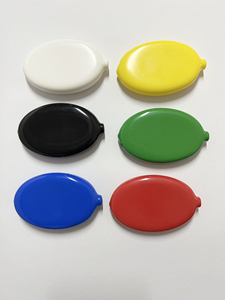 Customize logo Blank PVC Squeeze <strong>Coin</strong> <strong>case</strong> , Rubber <strong>Coin</strong> Pouch With Key Chain - Product Image 2