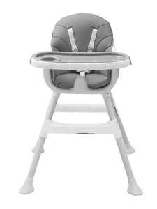 Sedia da pranzo alta per neonati portatile 4 in 1 sedia da alimentazione per bambini seggiolone regolabile - Product Image 5