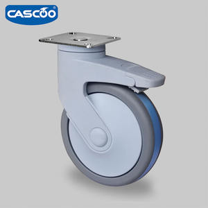 CASCOO Krankenhaus bett Zentral verriegelung <span class=keywords><strong>TPR</strong></span> ICU Bett rollen für elektronische Bett gießer - Product Image 5