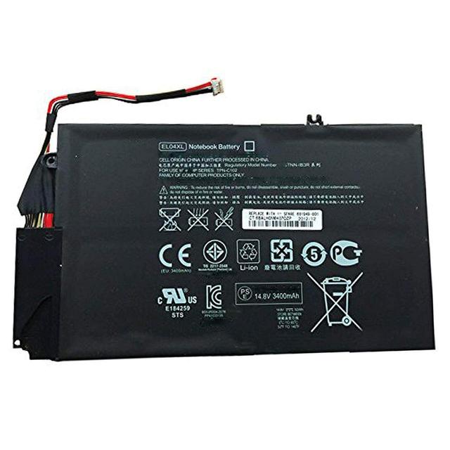 EL04XL Notebook Battery for HP Envy TouchSmart 4 HSTNN-IB3R TPN-C102 681879-171 14.8V 3400mAh  Laptop Battery