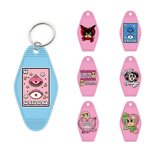 El Mal De <span class=keywords><strong>Ojo</strong></span> Evil Eye alta calidad impermeable UV DTF pegatina para Motel Hotel llavero mexicano Loteria Pan Dulce hispano - Product Image 1