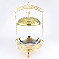 Réchaud de buffet 4,5/6/8L pour hôtel de luxe, chauffe-plats avec couvercle suspendu