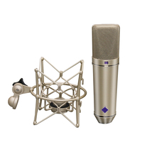 Microphone à condensateur à large diaphragme 87 Ai, idéal pour l'enregistrement en studio, les studios à domicile et les projets de voix off