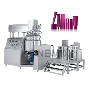 HONE Face Cream Gel Lotion Homogeneous Mixing Vacuum Emulsifying Mixer Cosmetic Cream Making Machine