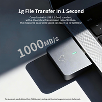 2230 Plug Play M.2 SSD HDD Aluminium Case Enclosure USB 3.2 Tipe C Kecepatan Tinggi 10G Eksternal Ponsel