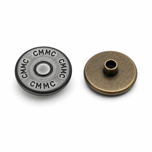 Bouton-pression personnalisé en alliage de zinc doré pour chemise homme, 12 mm, avec logo et motif personnalisés, pour abaya, thobe et vêtements - Product Image 3