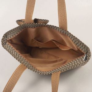 Ensemble de sacs de plage et chapeau de paille pour femme, idéal pour l'été et les vacances, sac fourre-tout et sac à bandoulière, vente en gros - Product Image 5