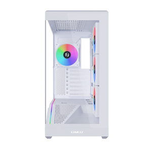 LianLi Vector V100 boîtier ATX blanc acier 7 emplacements PCIe fenêtre latérale carte <span class=keywords><strong>m</strong></span>ère ATX Compatible 420mm tour GPU boîtier d'ordinateur de jeu - Product Image 6