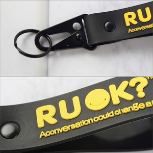 Porte-clés personnalisé en PVC souple 2D, crochet pour hôtel, poignet, caoutchouc 3D, cadeau promotionnel avec logo personnalisé - Product Image 6