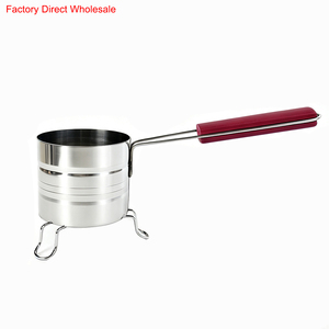 Support à charbon portable finition miroir avec poignée en bois isolée thermiquement, accessoires de chicha durables et écologiques - Product Image 1