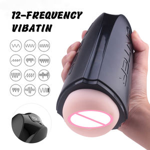 12 Frequentie Vibratie Zuigende Automatische Mannelijke Masturbatoren Mannen Seks Product Vibrator Masturbatiecup Volwassen Seks Speelgoed voor Mannen - Product Image 2