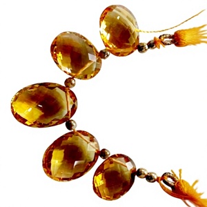 Haute qualité forme ovale Citrine naturel pierre précieuse en vrac Premium couleur jaune certifié semi-précieux fabrication de bijoux pierre - Product Image 2