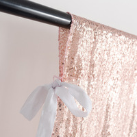 Best Selling Luxury Rectangle Wedding Church Party Background Decoration Sequin Backdrop Curtains with Customized Size