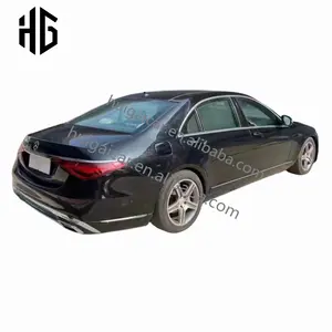 Upgrade To W223 PP Car Bodykit For Mercedes S Class W221 To W223 Front Bumper Assembly Headlights Side Fenders Bonnet Body Kit