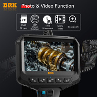 Endoscopio Industrial BRK-Y400 de Alta Definición con Cámara de 1MP, Boroscopio Flexible con Articulación Bidireccional de 210°, Resistente al Agua IP67, OEM
