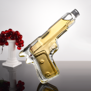 Nouvelle bouteille de liqueur en forme de fusil <span class=keywords><strong>AK47</strong></span> exquise / Bouteilles en verre de 750 ml pour vin / <span class=keywords><strong>vodka</strong></span> Bouteille de fusil avec bouchon - Product Image 4