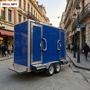 Modular Luxury Mobile Toilet Trailer Fully Equipped Durable Portable Bathroom Trailer <b>Camping</b> Restroom Trailer - Product Image 5